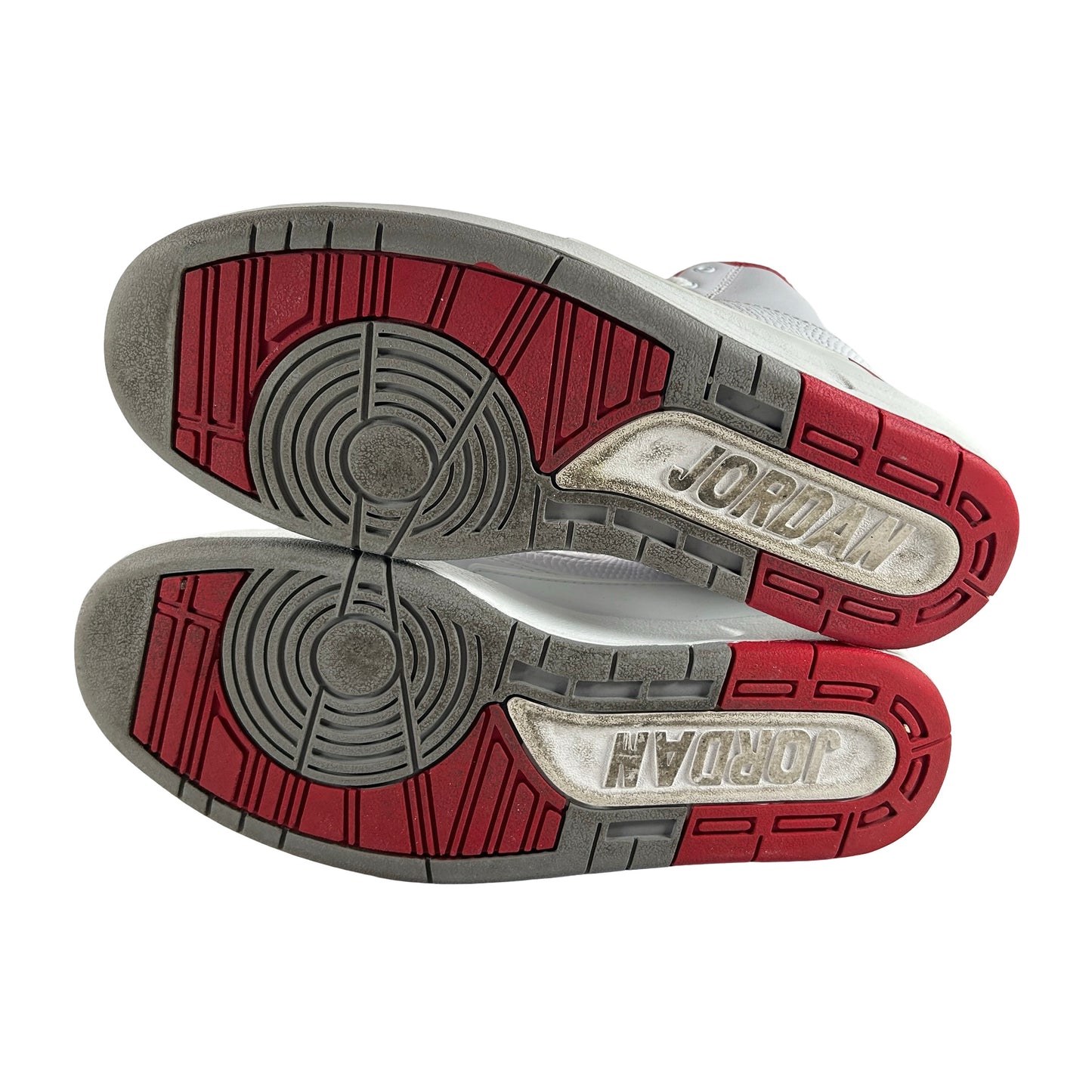 395718 102 Jordan 2 Retro White Red (2014) (GS) [USED] - 7 Y (Used)