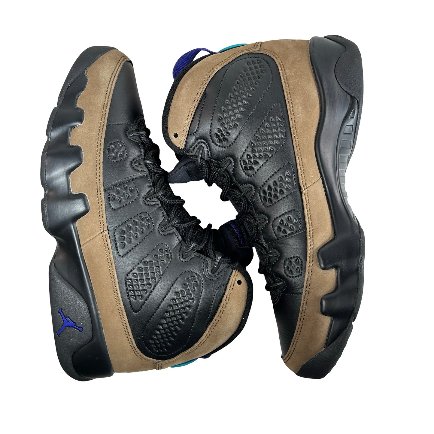 CT8019 034 Jordan 9 Retro Light Olive Concord [USED] - 8.5 (Used)