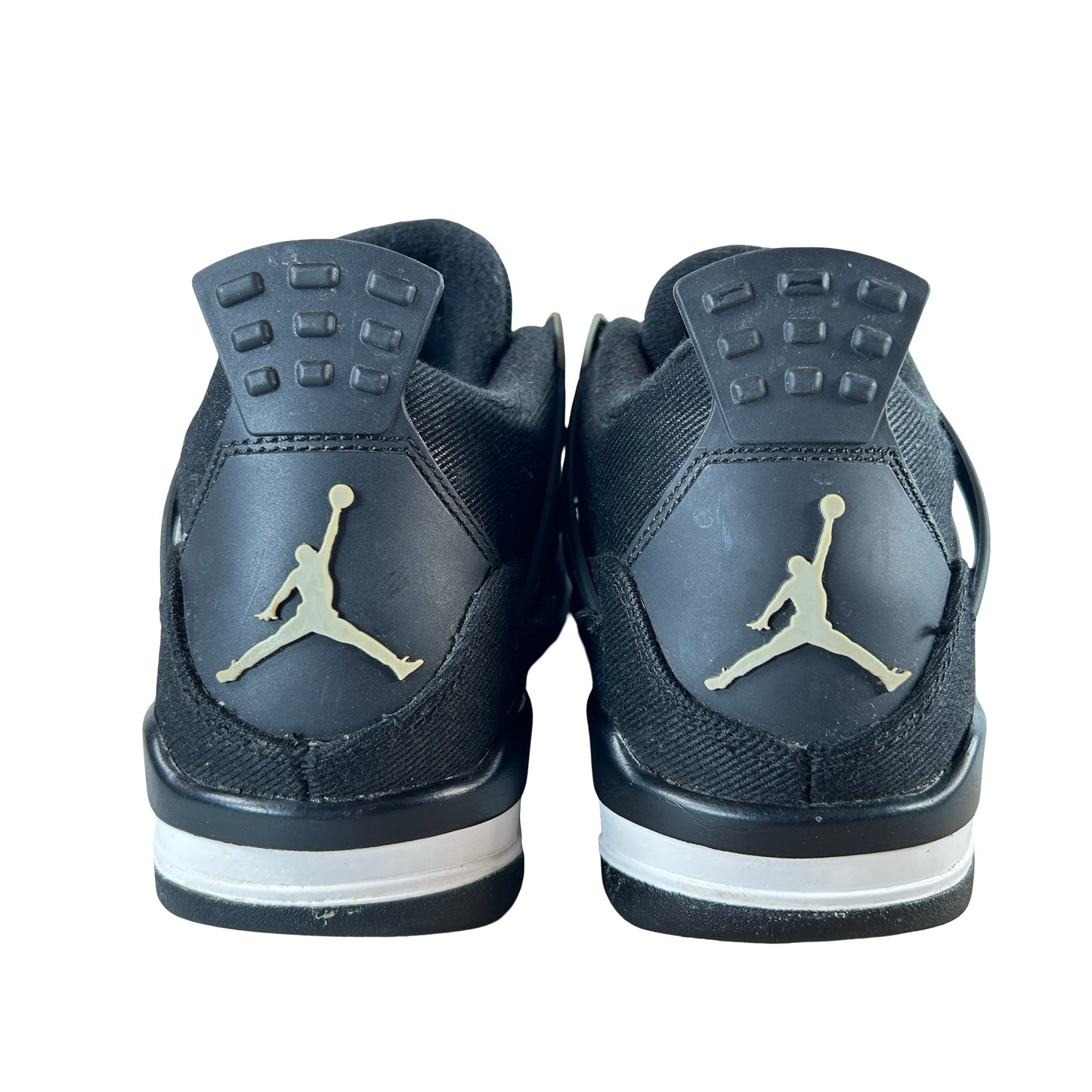 DV0553 006 Jordan 4 Retro Black Canvas GS [USED] - 4.5 Y (Used2) (No Box2)