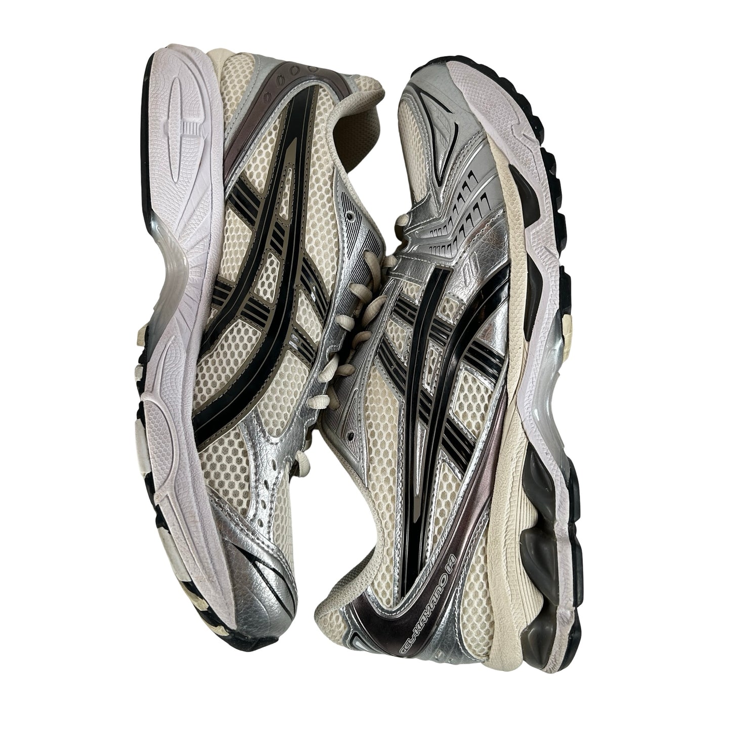 1201A019 108 ASICS Gel-Kayano 14 Cream Black Metallic Plum [USED] - 9.5 (Used)