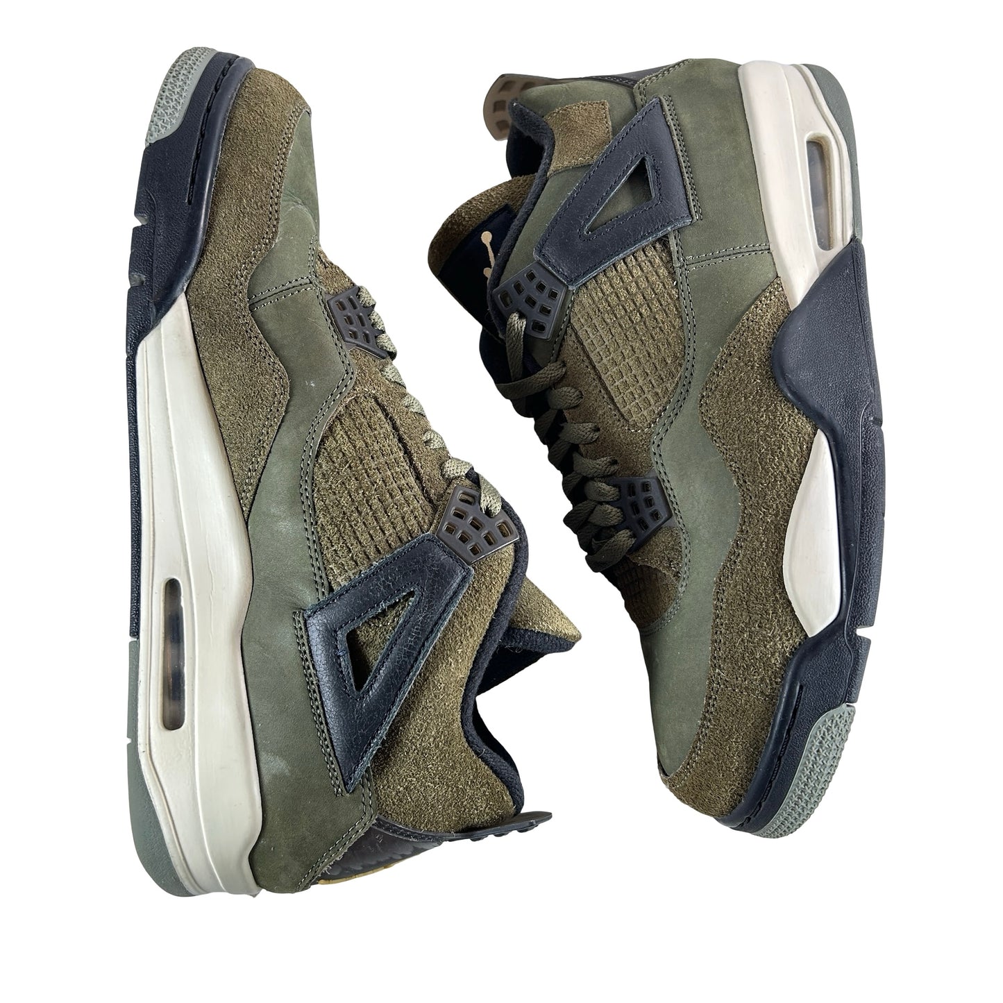 FB9927 200 Air Jordan 4 Craft Medium Olive [USED] - 12 M (Used) (No Box)