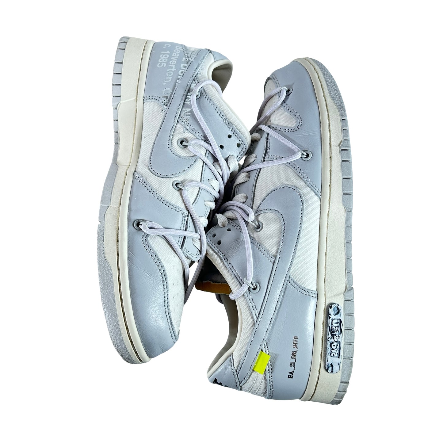 DM1602 123 Nike Dunk Low Off-White Lot 49 [USED] - 10 M (Used)
