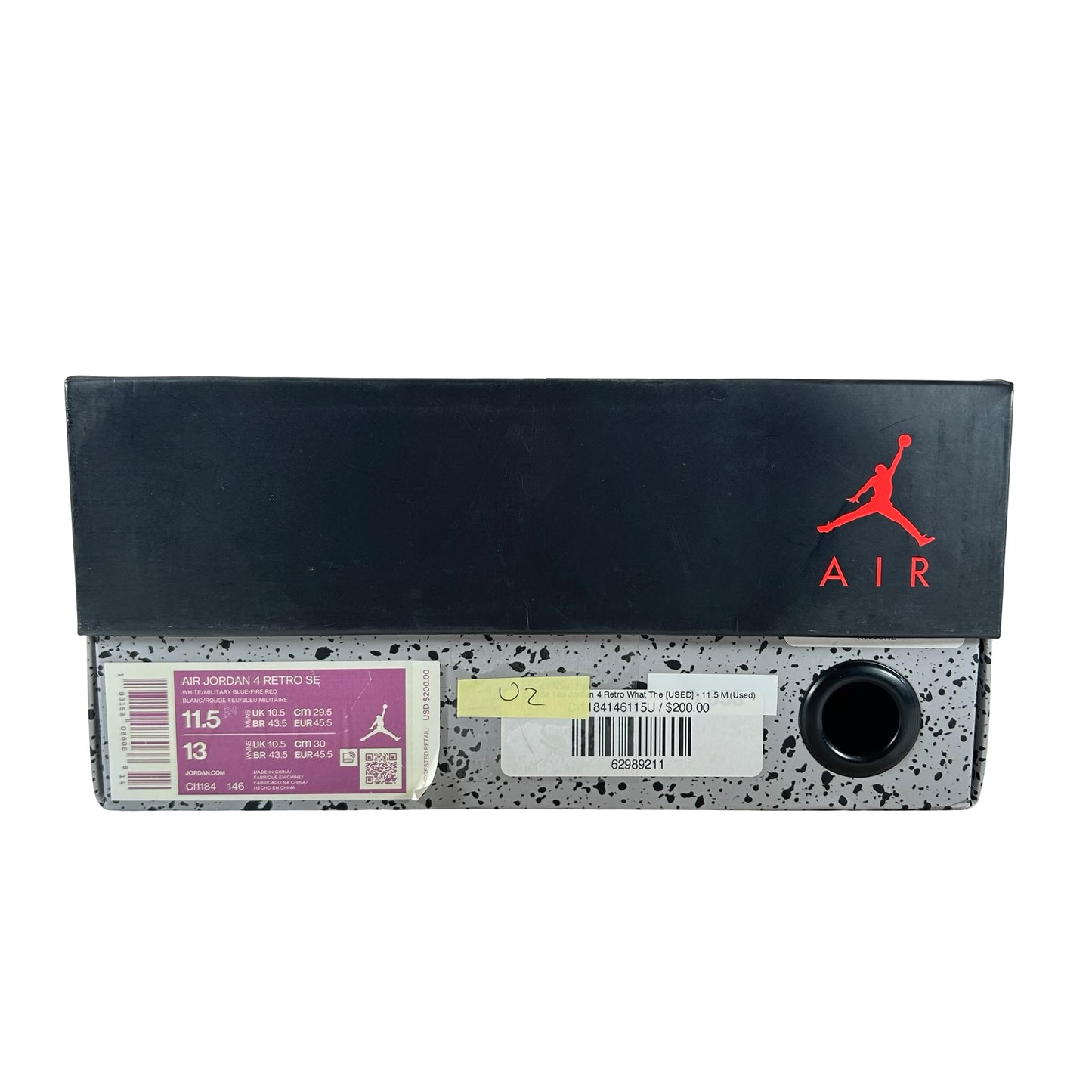 CI1184 146 Jordan 4 Retro What The [USED] - 11.5 M (Used2)