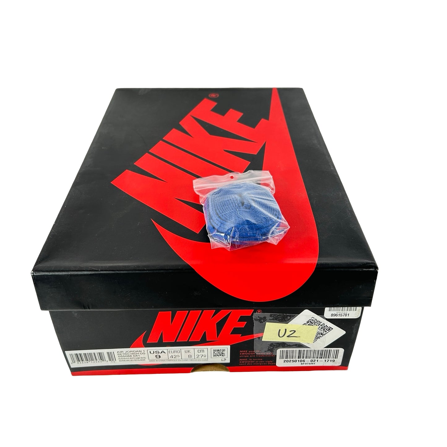 555088 041 Jordan 1 Royal Toe [USED] - 9 M (Used2)