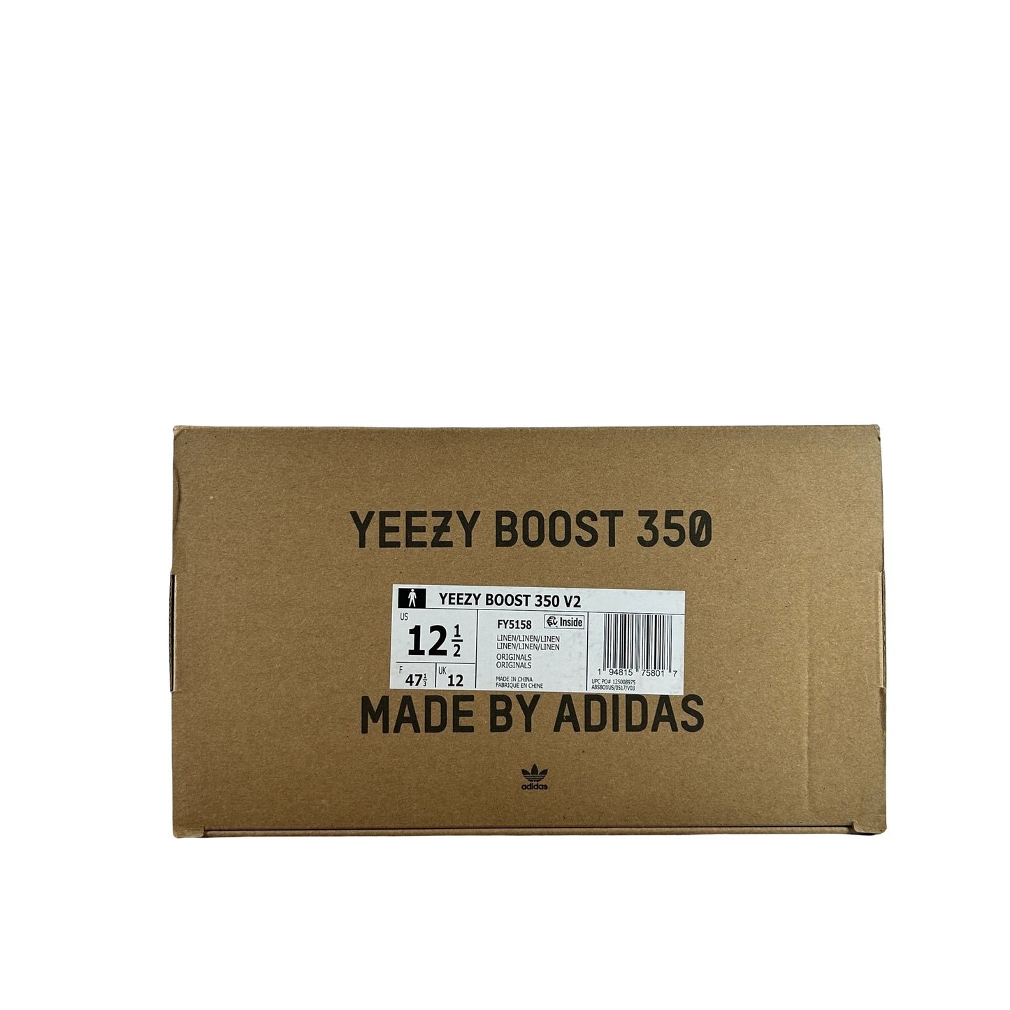 FY5158 Adidas Yeezy Boost 350 V2 Linen [USED] - 12.5 M (Used)