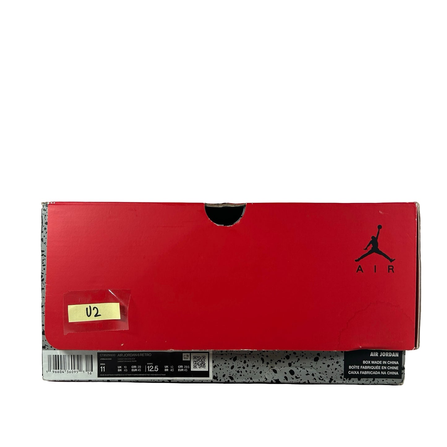 CT8529 600 Jordan 6 Retro Toro Bravo [USED] - 11 M (Used2)