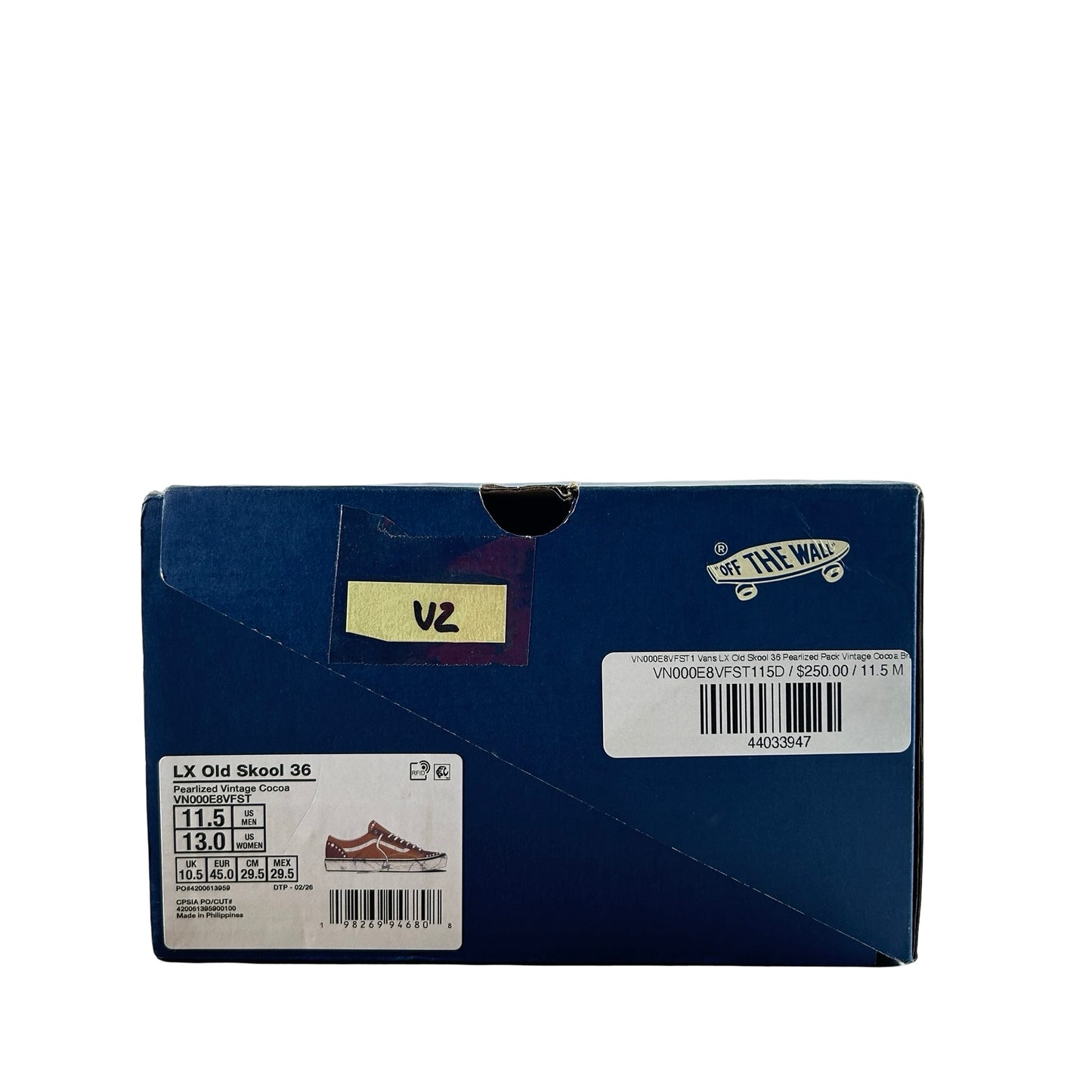 VN000E8VFST Vans LX Old Skool 36 Pearlized Pack Vintage Cocoa Brown [USED] - 11.5 M (Used2)