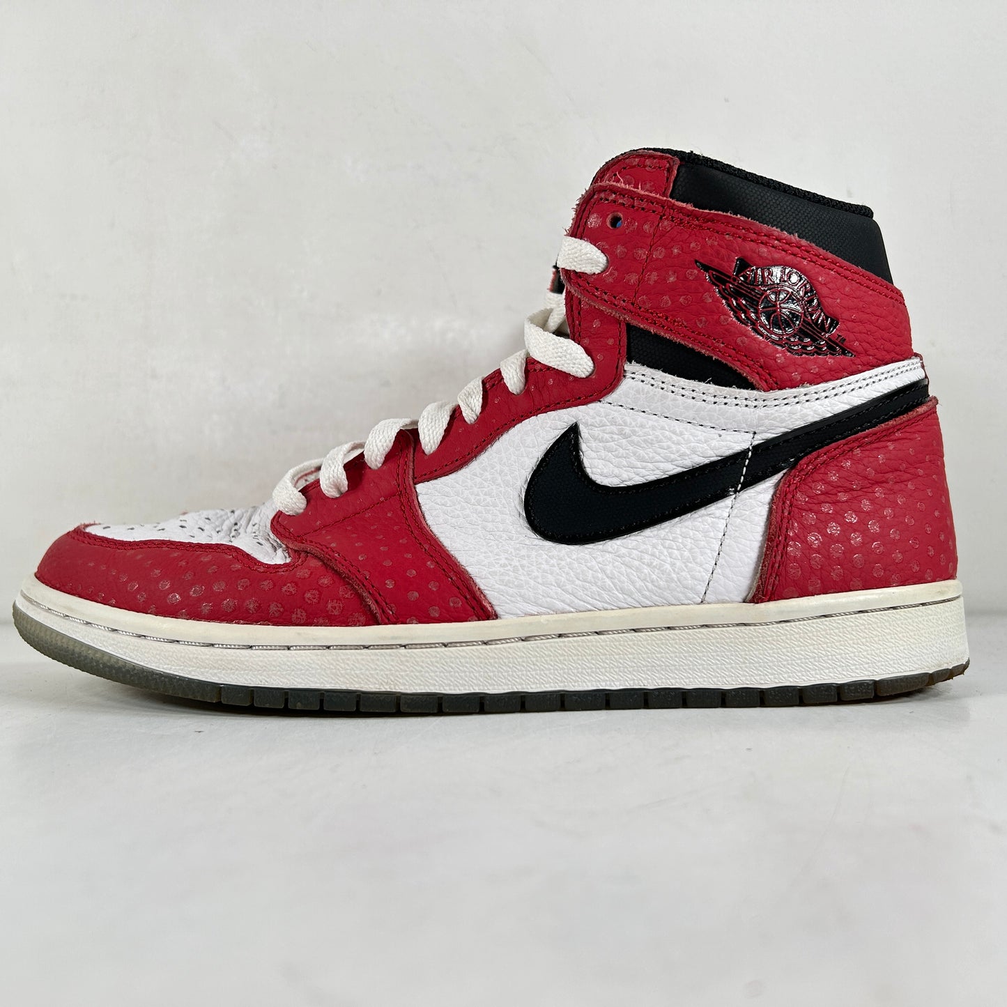 555088 602 Jordan 1 Retro Alto Historia del origen de Spider-Man