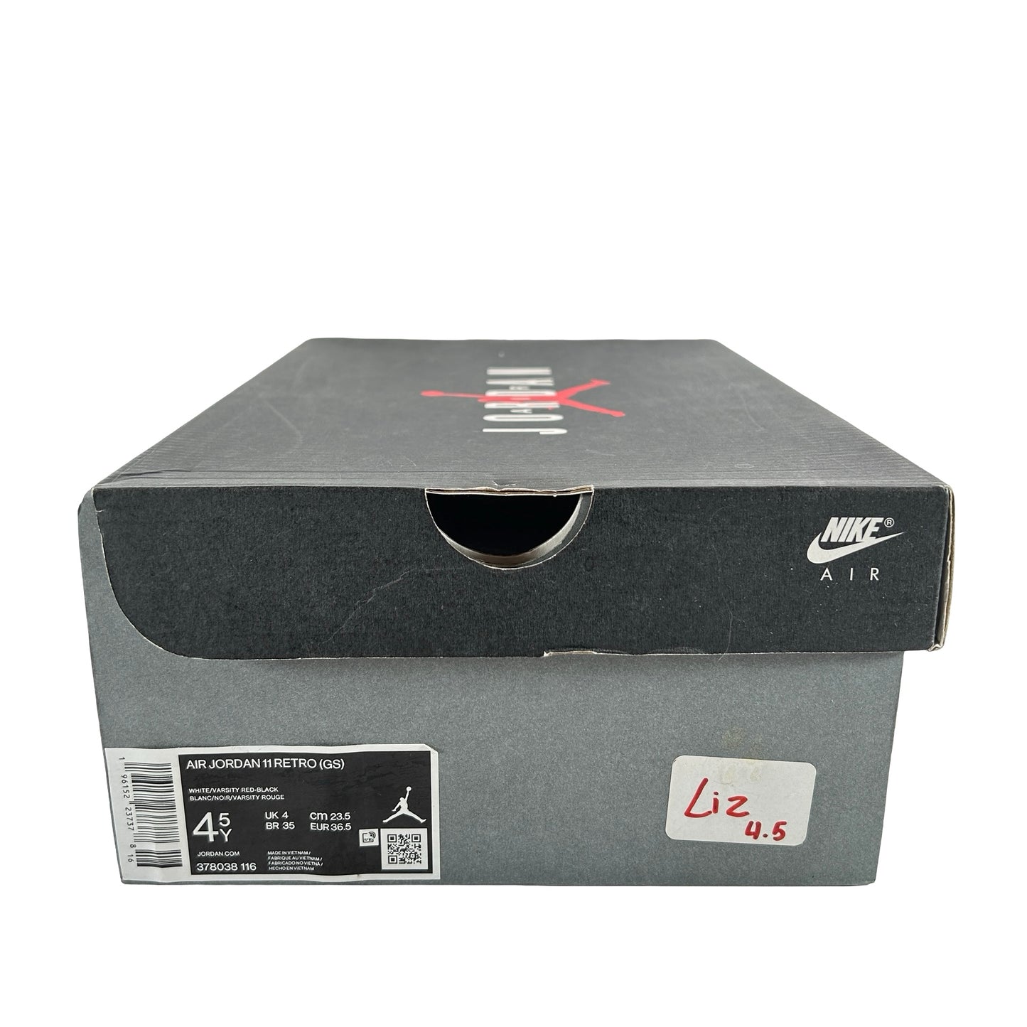 378038 116 Jordan 11 Retro Cherry (2022) (GS) [USED] - 4.5 Y (Used)