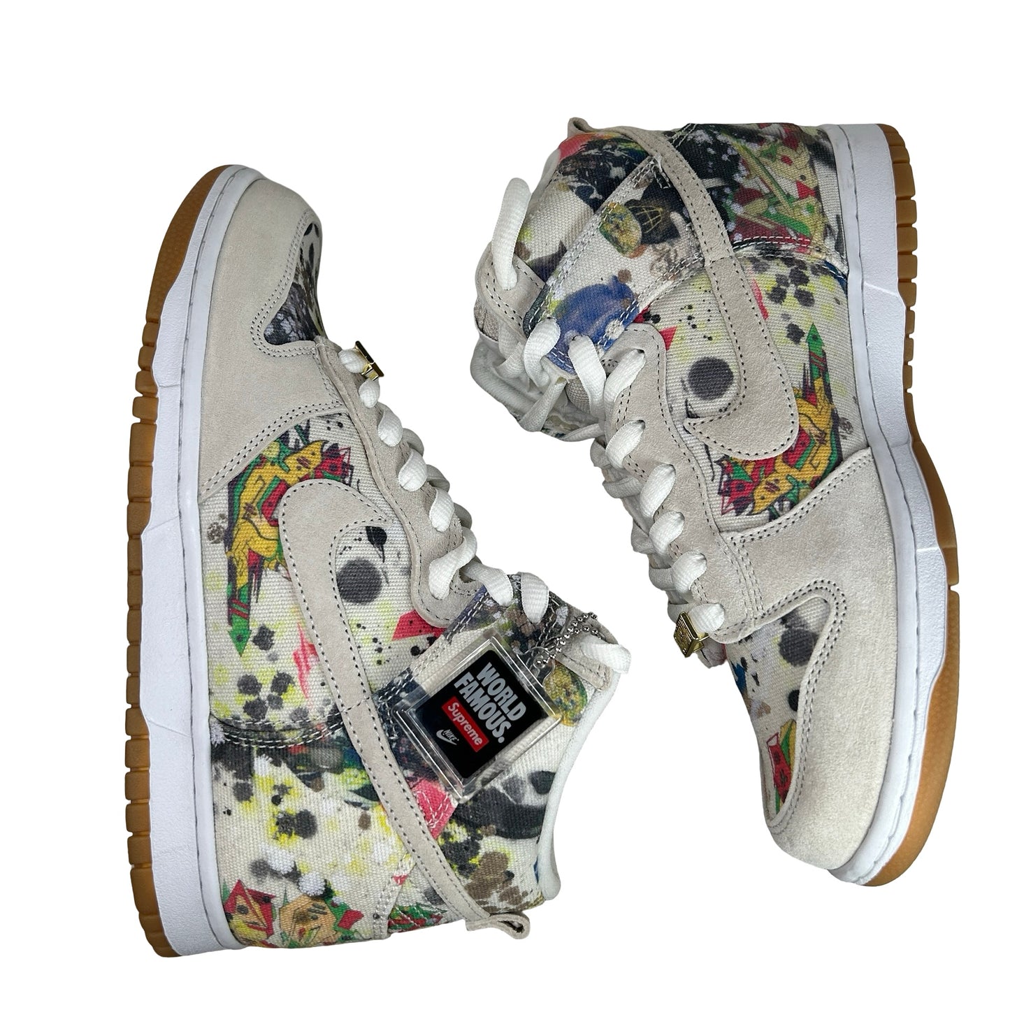 FD8779 100 Nike SB Dunk High Supreme Rammellzee [USED] - 7.5 M (Used)