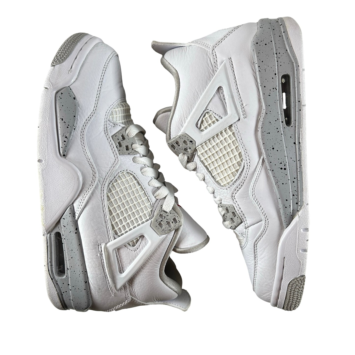 DJ4699 100 Jordan 4 Retro White Oreo (2021) (GS) [USED] - 5 Y (VNDS2)