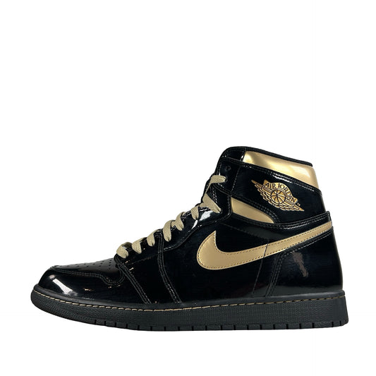 555088 032 Jordan 1 Black/Gold [USED] - 11.5 M (Used) (Replace Box)