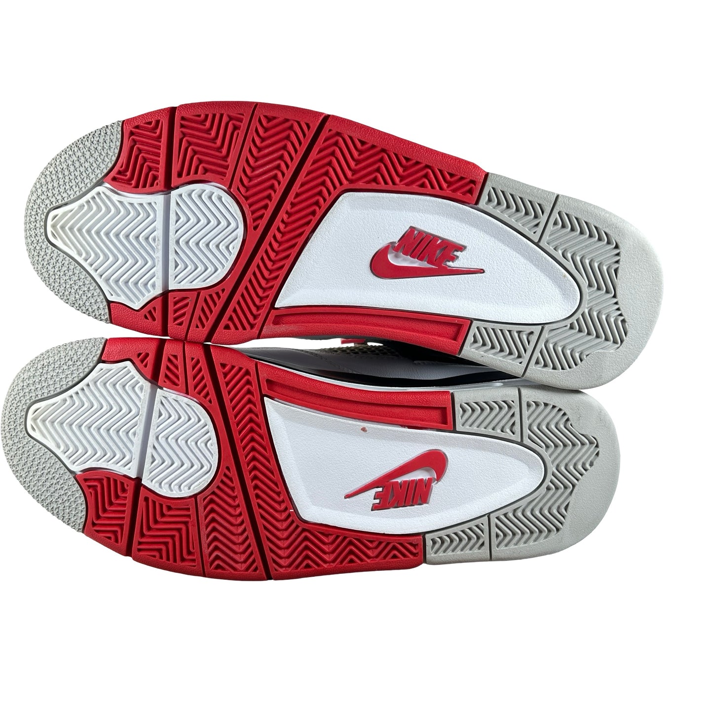 DC7770 160 Jordan 4 Retro Fire Red (2020) - 9 M (Yellowing On Netting)