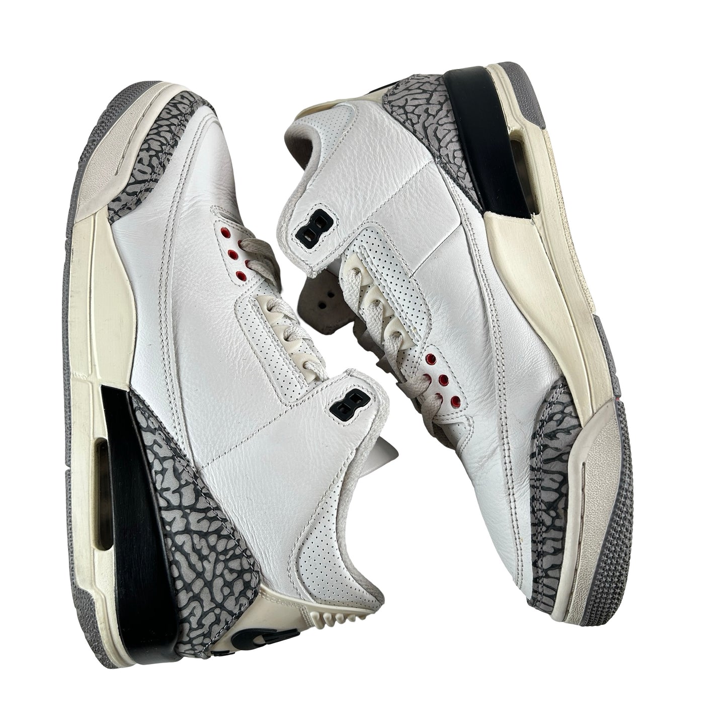 DN3707 100 Jordan 3 Retro White Cement Reimagined [USED] - 9.5 M (Used11)