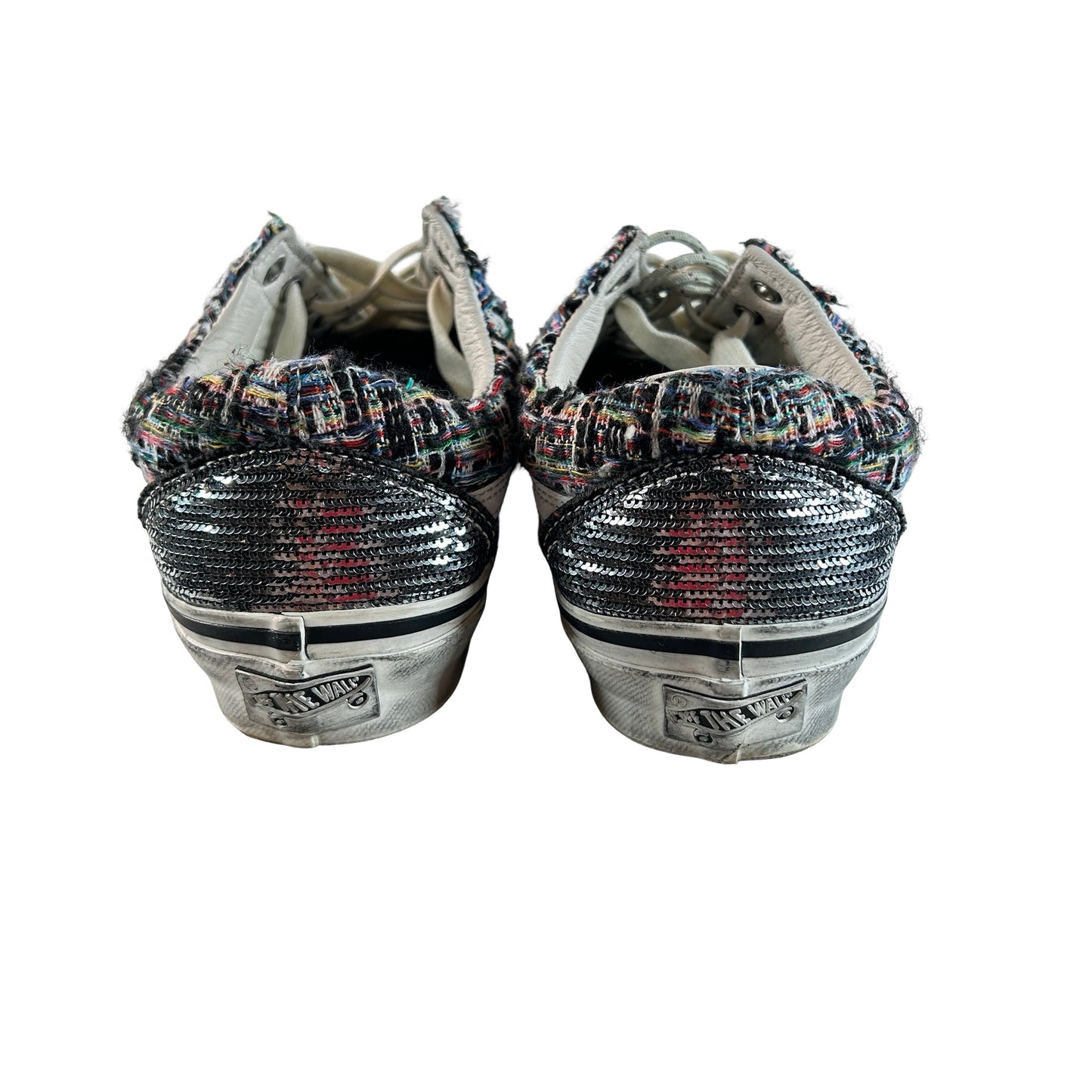 VN000D9VDE2 Vans Premium Old Skool Charms Black Gray [USED] [SAMPLE] - 5.5 M (Used) (No Box)