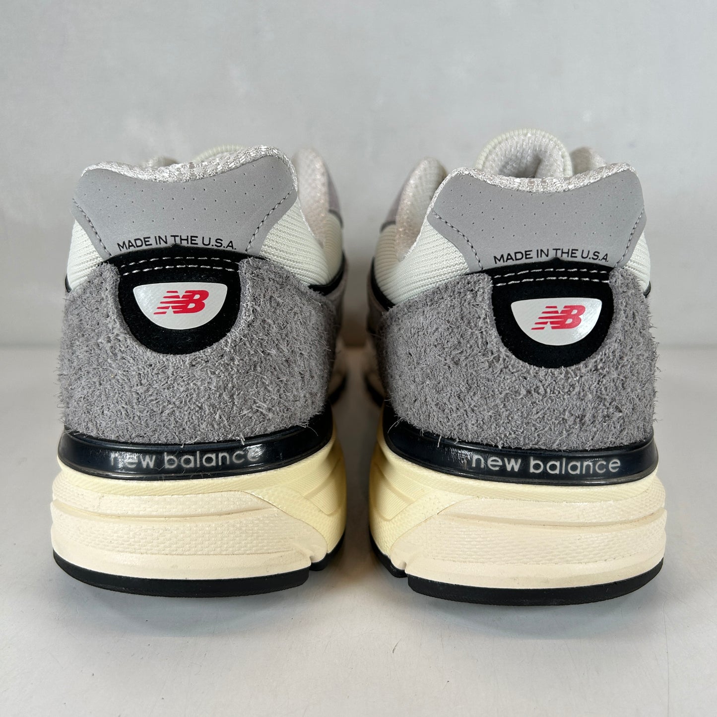 U990TG4 New Balance 990v4 MiUSA Teddy Santis Grey Black Cream [USED] - 10 M (Used)