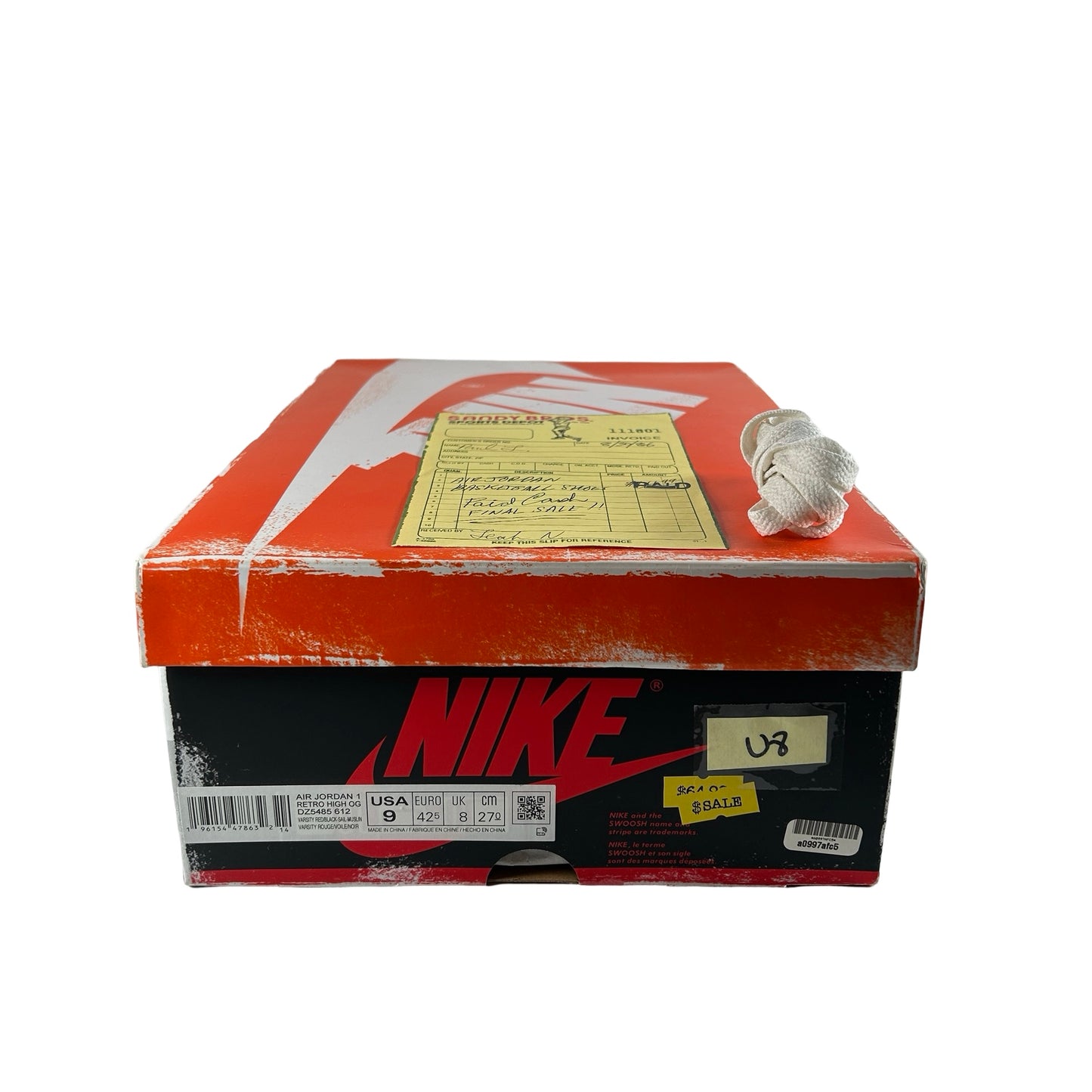 DZ5485 612 Jordan 1 Retro High OG Chicago Lost and Found [USED] - 9 M (Used8)