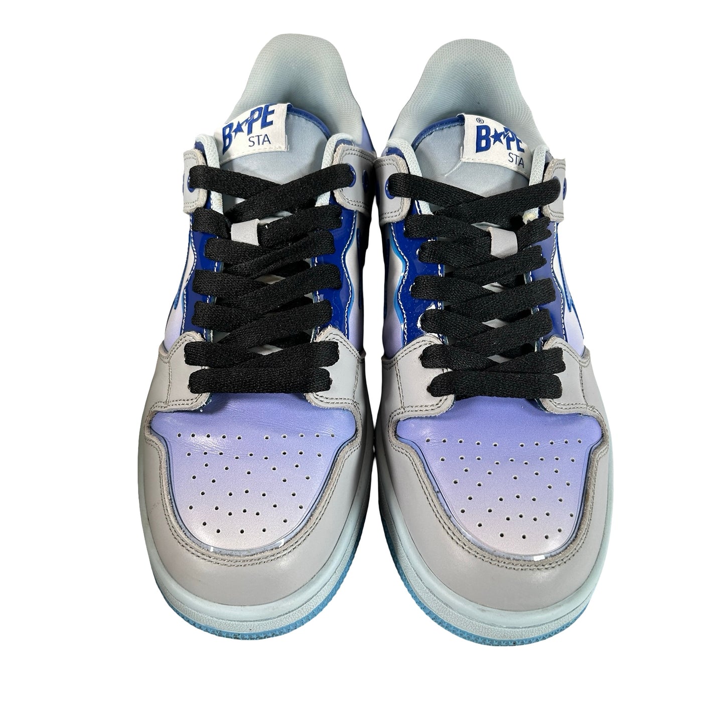1I30191003 A Bathing Ape Bape SK8 Sta Blue White [USED] - 9.5 M (Used)