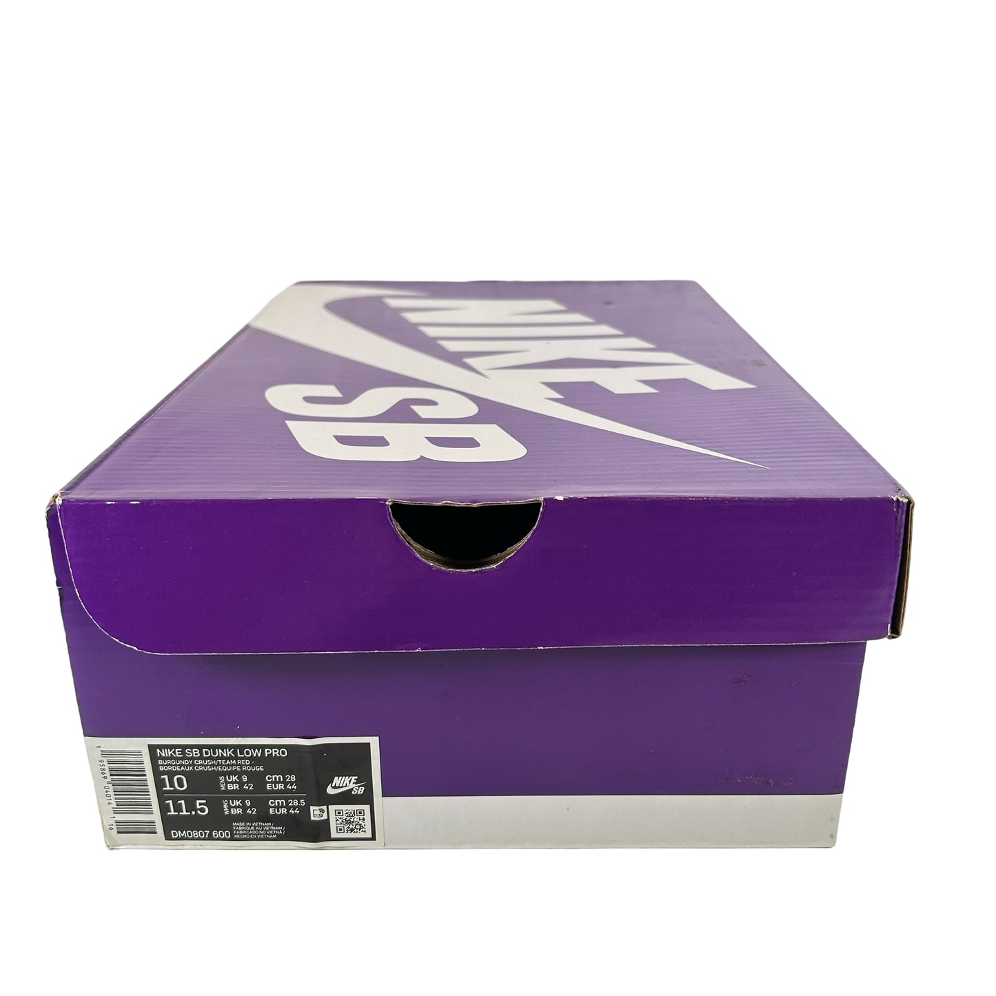 DM0807 600 Nike SB Dunk Low Cherry [USED] - 10 M (Used)
