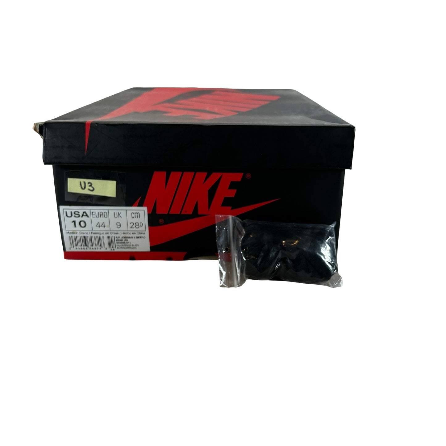 555088 011 Jordan 1 Retro Yin Yang Black [USED] - 10 M (Used3)