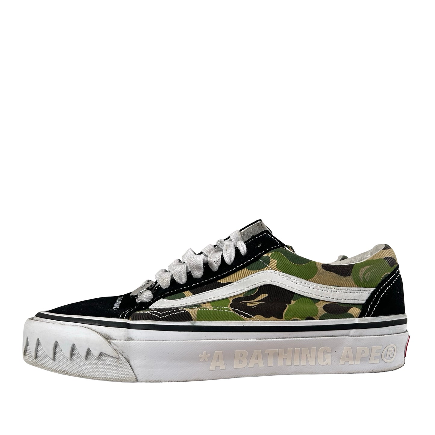 VN000E6VE36 Vans LX Old Skool Bape ABC Multi-Camo [USED] - 7 M (Used) (No Box)