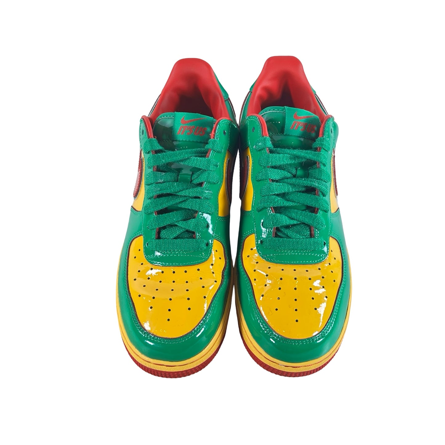 IH4383 300 Nike Air Force 1 Low Lil Yachty Concrete Boys Lucky Green [USED] - 9 M (Used) (No Box)