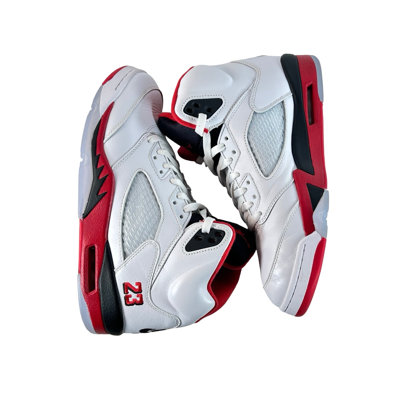 HQ7978 101 Jordan 5 Retro Fire Red Black Tongue (2025) [USED] - 10.5 M (Used5)
