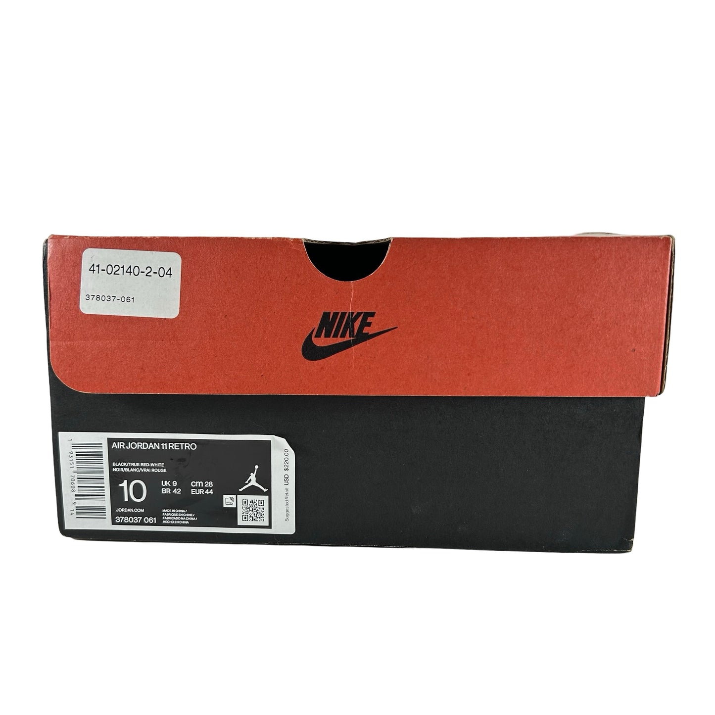 378037 061 Jordan 11 Bred (2019) [USED] - 10 M (Used4)
