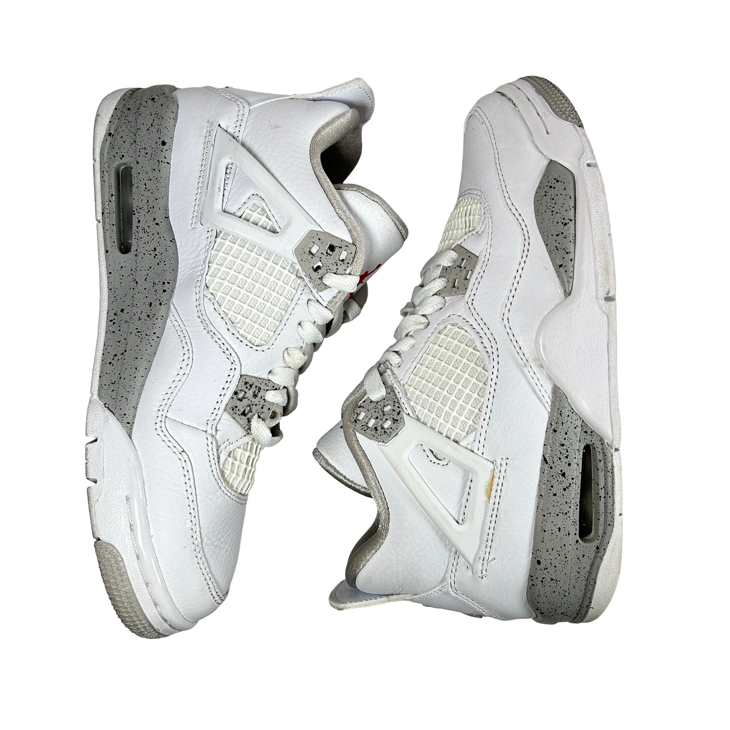 DJ4699 100 Jordan 4 Retro White Oreo (2021) (GS) [USED] - 5 Y (Used)