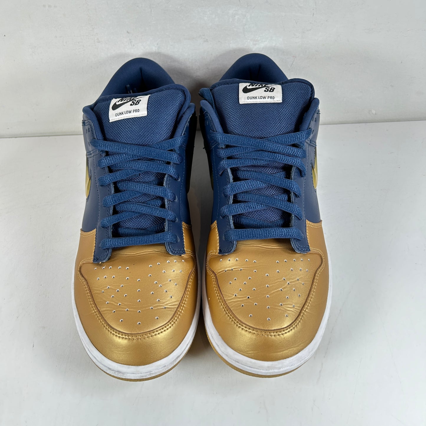 CK3480 700 Nike SB Dunk Low Supreme Jewel Swoosh Gold [USED] - 11.5 M (Used) (No Box)