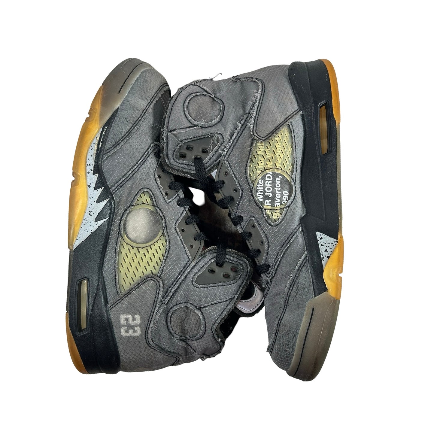 CT8480 001 Jordan 5 Off-White Black [USED] - 10.5 M (Used5)