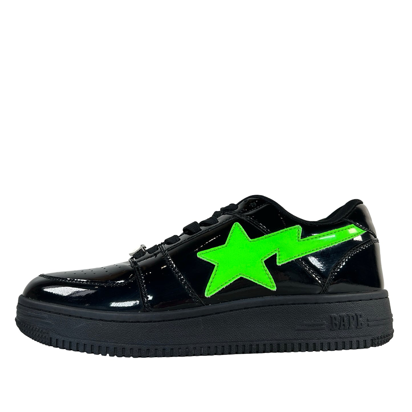 1G23191912 BLK A Bathing Ape Bape Sta Low Weeknd XO Black [USED] - 10.5 M (Used)