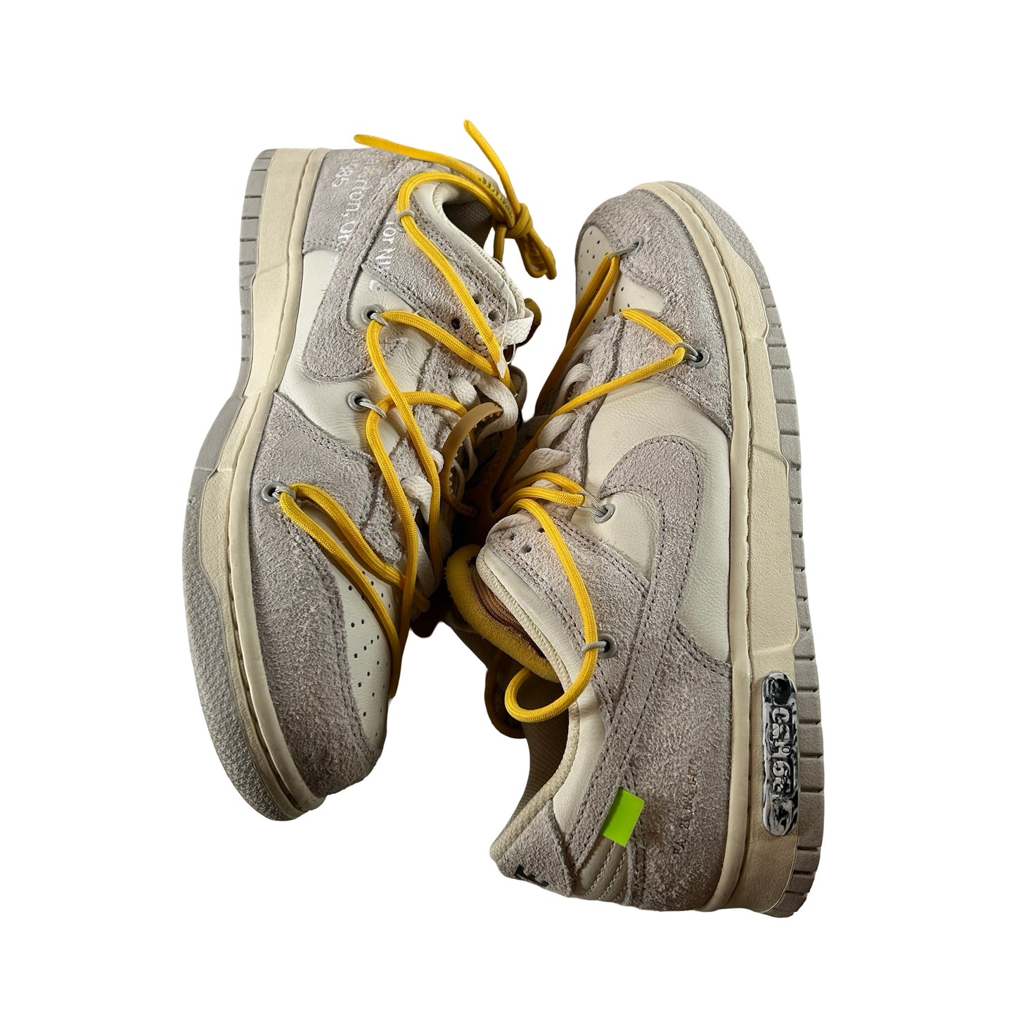 DJ0950 109 Nike Dunk Low Off-White Lot 39 [USED] - 9 M (Used)