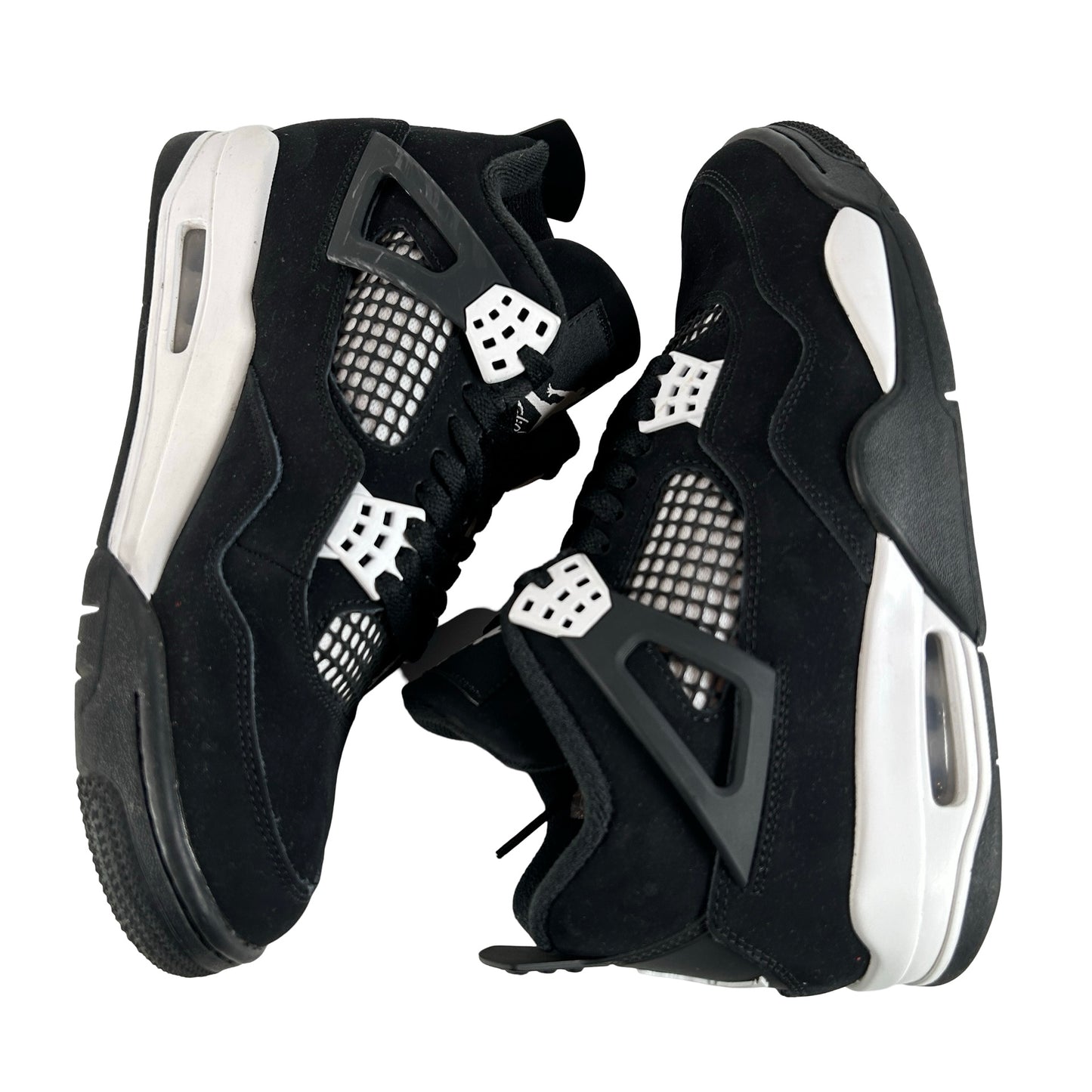 FQ8138 001 Jordan 4 Retro White Thunder [USED] - 8 M (Used2)