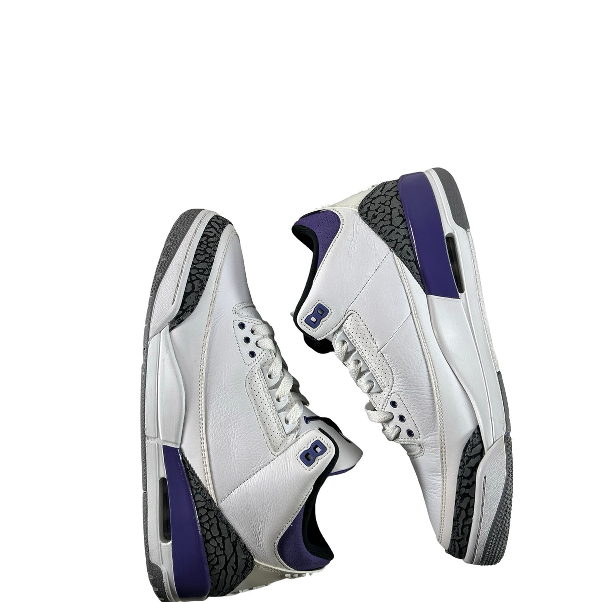 CT8532 105 Jordan 3 Retro Dark Iris [USED] - 10.5 M (Used3)