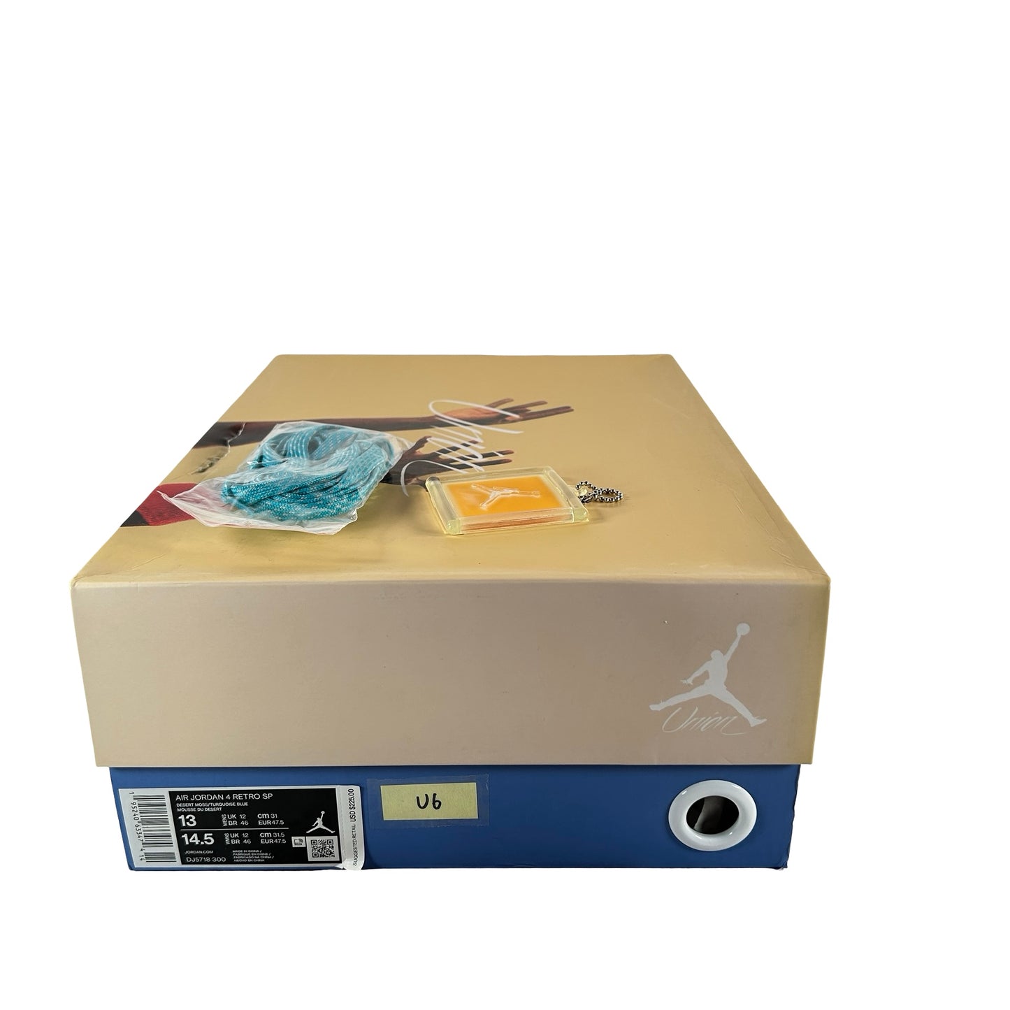 DJ5718 300 Jordan 4 Retro SP 30th Anniversary Union Desert Moss [USED] - 13 M (Used6)