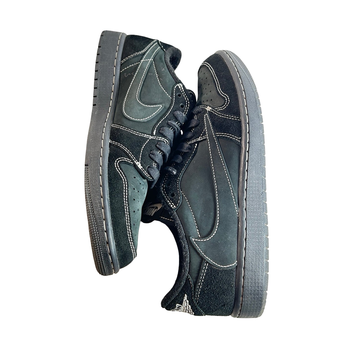 DM7866 001 Jordan 1 Retro Low OG Travis Scott Black Phantom [USED] - 10 M (Used13)