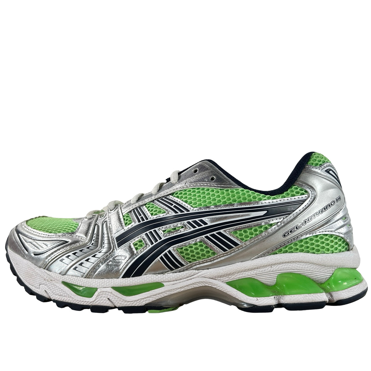 1202A056 300 ASICS Gel-Kayano 14 Bright Lime Midnight (Women's) [USED] - 11.5 W (Used)