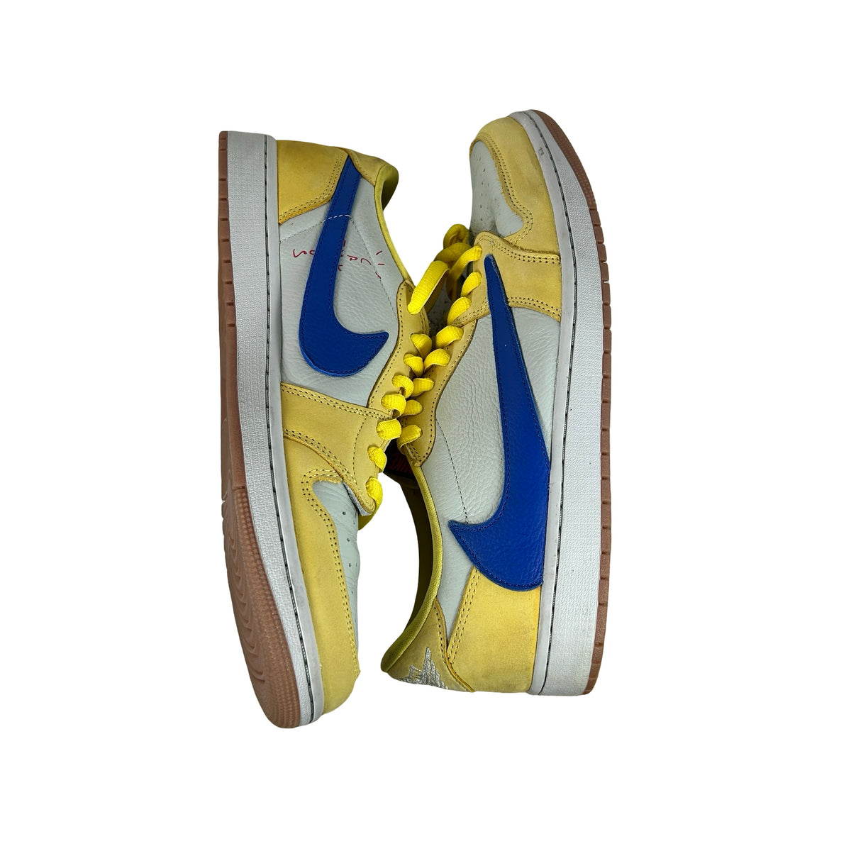 DZ4137 700 Jordan 1 Retro Low OG SP Travis Scott Canary (Women's) [USED] - 13 W (Used) (No Box)