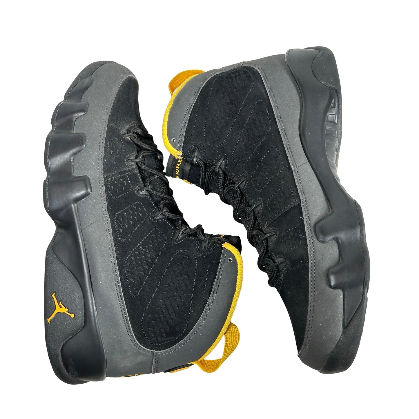 CT8019 070 Jordan 9 Retro Dark Charcoal University Gold [USED] - 9.5 M (Used) (No Box)