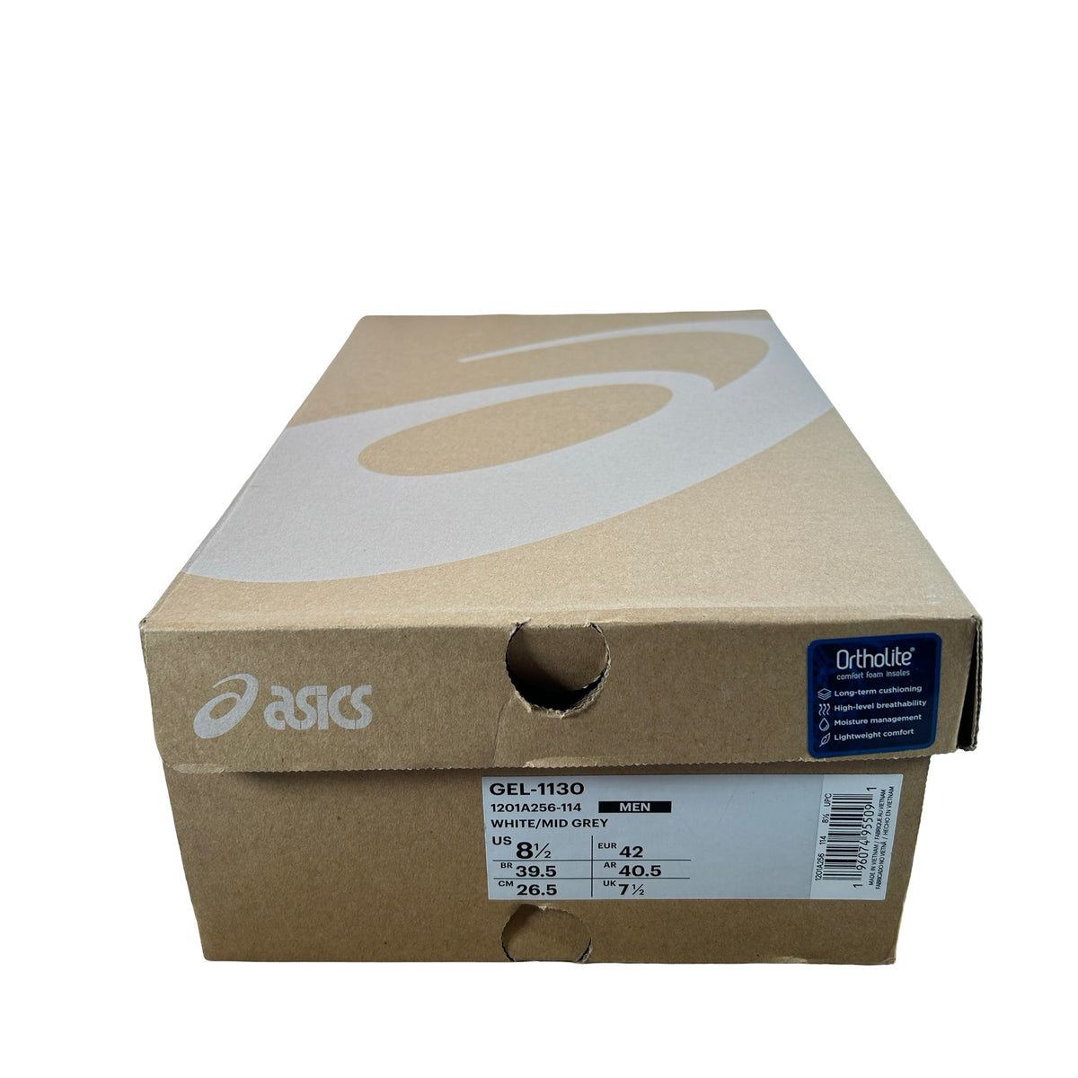 1201A256 114 ASICS Gel-1130 White Mid Grey Lime Green [USED] - 8.5 M (Used)