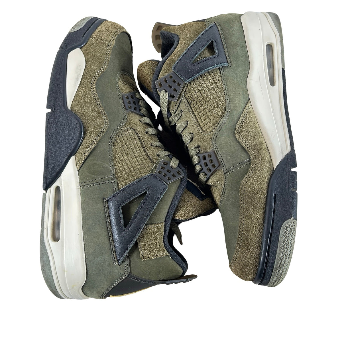 FB9927 200 Air Jordan 4 Craft Medium Olive [USED] - 12 M (Used) (No Box)