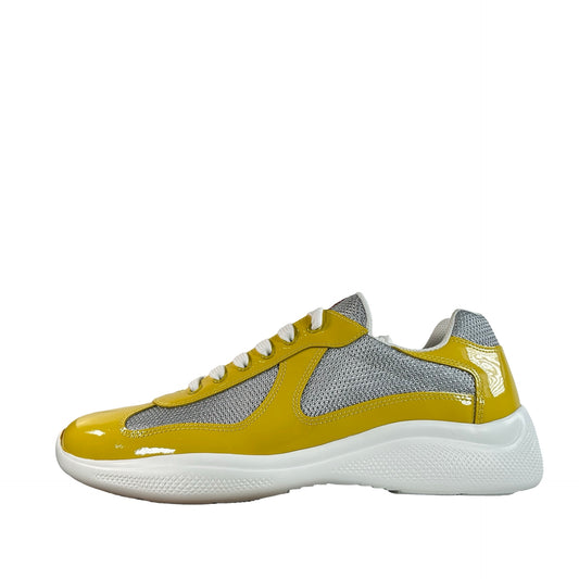 4E3400 ASZ F0FNU Prada America's Cup Patent Leather Yellow