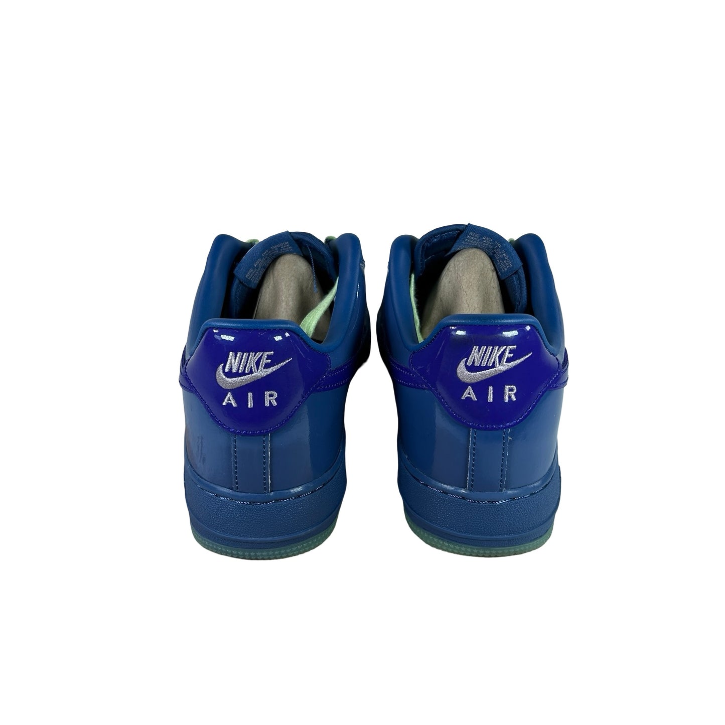 IO4489 400 Nike Air Force 1 Low Patent Leather Mystic Navy Grape Ice [USED] - 10 M (Used)