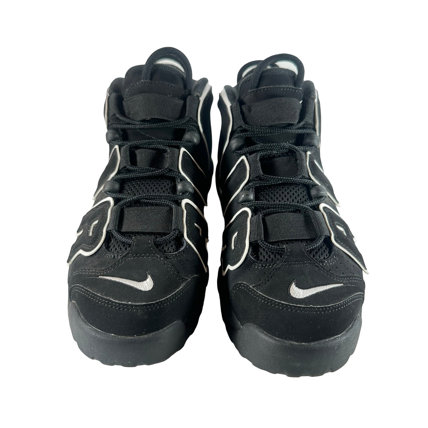 414962 002 Nike Air More Uptempo Black White {USED] - 7.5 M (Used2)