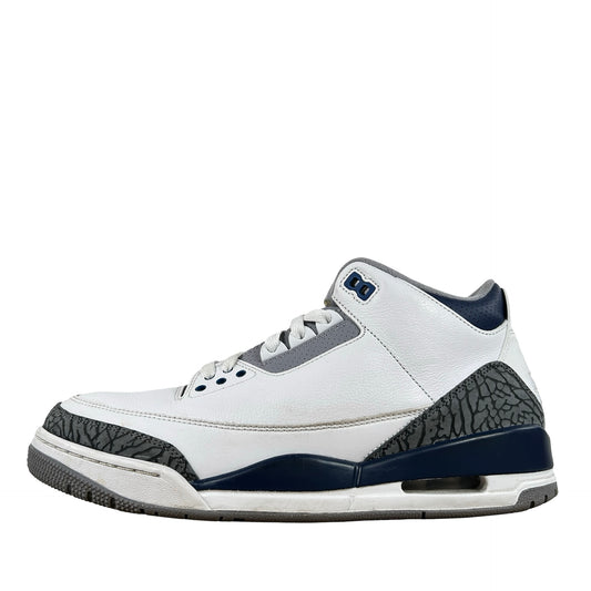 CT8532 140 Jordan 3 Retro Midnight Navy [USED] - 10.5 M (Used) (No Box)