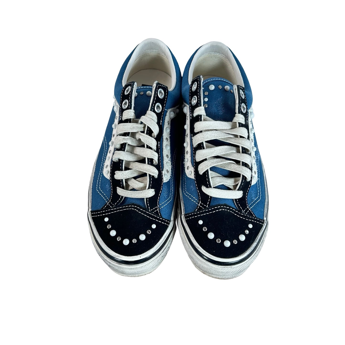 VN000E8VYA6 Vans LX Old Skool 36 Pearlized Pack Black Navy [USED] - 7.5 M (Used)