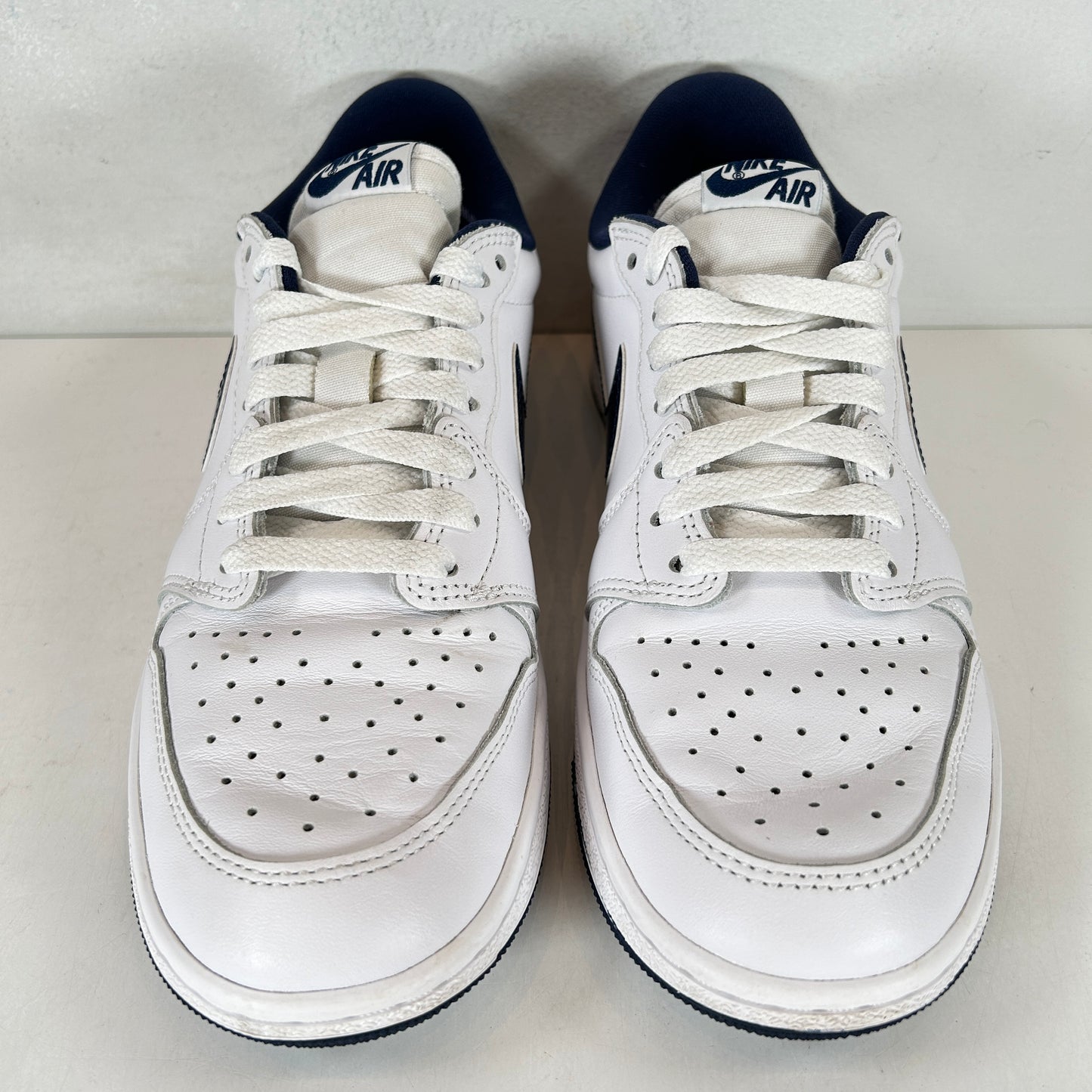 FB9933 141 Air Jordan 1 Retro Low 85 'Metallic Blue' [USED] - 8.5 M (Used)