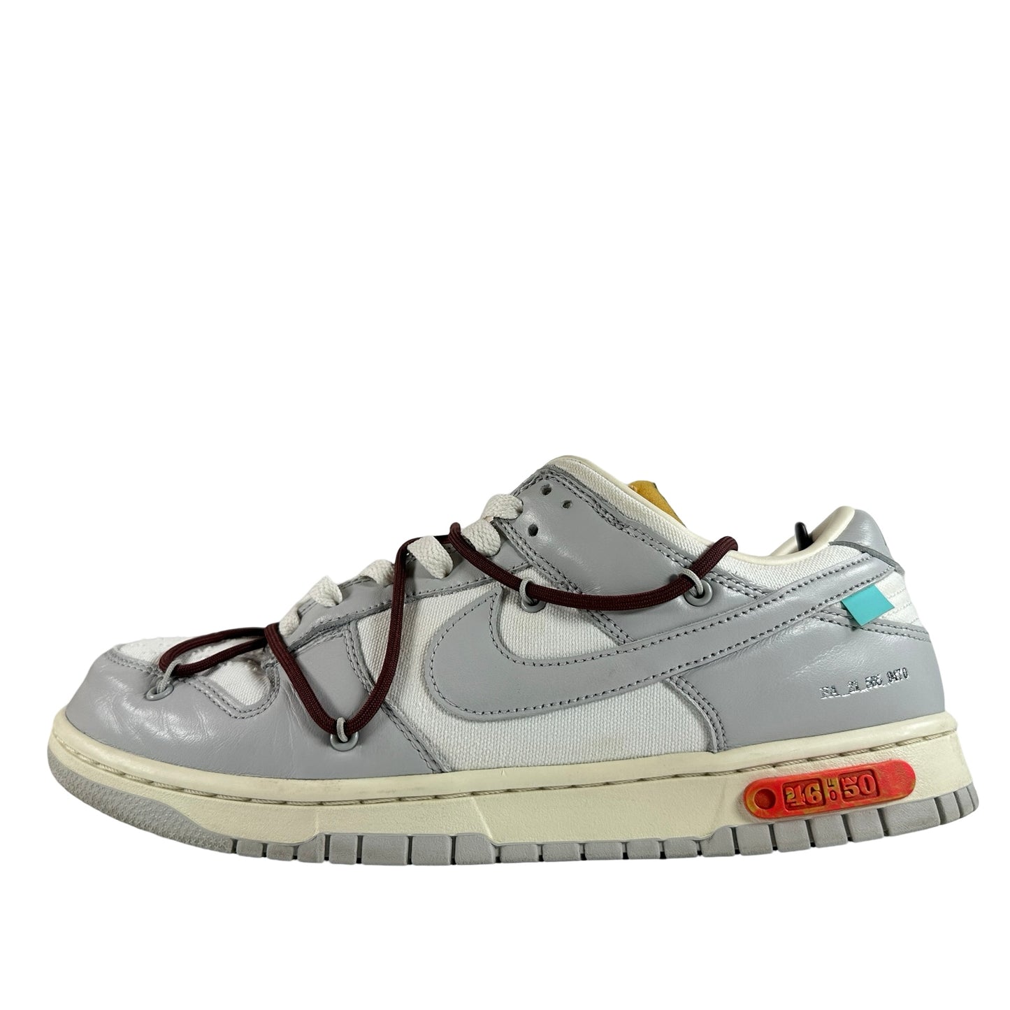 DM1602 102 Nike Dunk Low Off-White Lot 46 [USED] - 10 M (Used2)