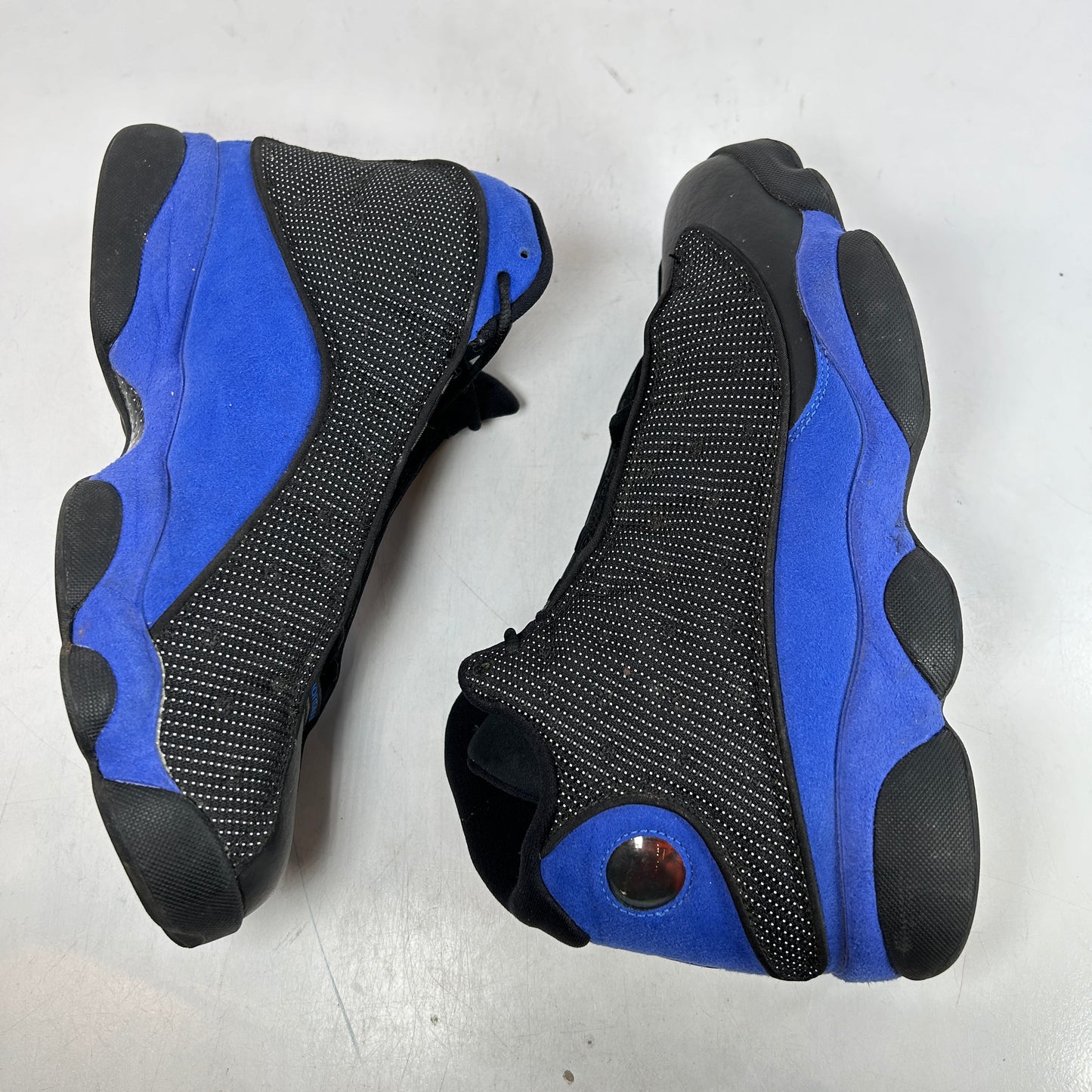 414571 040 Jordan 13 Retro Black Hyper Royal [USED] - 10 M (Used) (No Box)